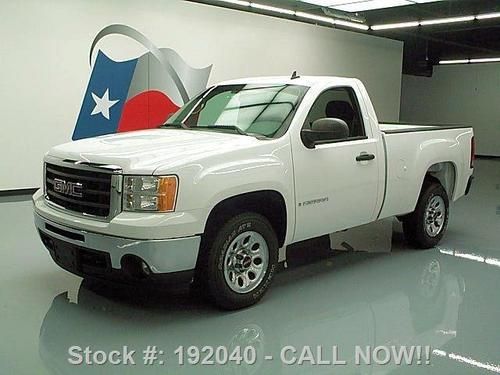 2009 gmc sierra work truck reg cab cruise ctrl tow 38k texas direct auto