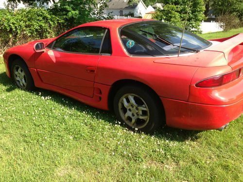 Fire red 1997 3000 gt mitsubishi