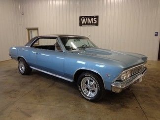 66 blue 327 black chevelle small big block show classic antique car restored new