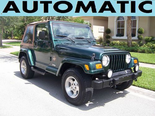 2000 jeep wrangler  sahara   4.0l automatic  4x4