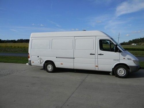 Freightliner sprinter 2500 cargo van raised roof extended fedex 1-owner diesel