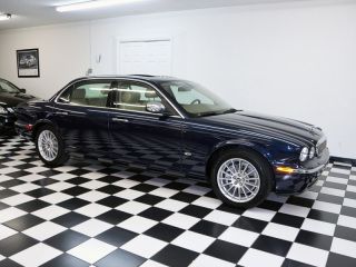 2007 jaguar xj8l indigo over champagne only 25k miles navi btooth lwb 1 own