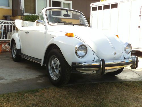 1979 volkswagen beetle classic karmann convertible