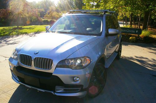 2009 bmw x5 xdrive awd 48i, aerodynamic kit, performance wheels,panroof,warranty