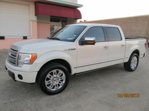 2009 ford f-150 platinum crew cab pickup 4-door 5.4l  navigation and sony audio
