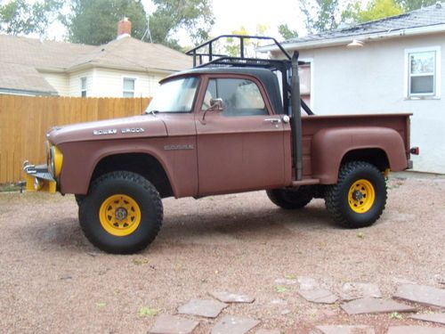 1965 dodge power wagon shortbed stepside