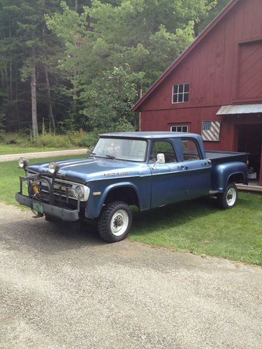 !968 dodge power wagon crew cab