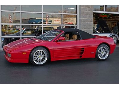 1994 ferrari 348 spider fresh belt service with records