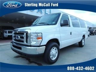 2012 ford econoline wagon e-350 super duty ext xl flex fuel 15 passenger