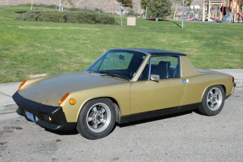 '72 porsche 914, origianl, stock, third owner, fuel injection, convertable,