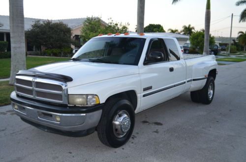 1999 dodge ram 3500 dually diesel extended cab 5th wheel cummins florida truck !