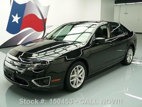 2011 ford fusion sel auto blk on blk park assist 49k mi texas direct auto