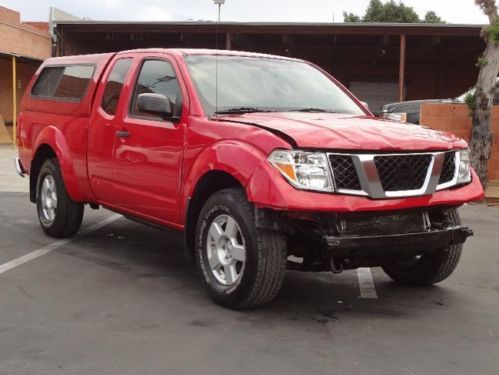 2008 nissan frontier se king cab 4wd damaged salvage runs! only 31k miles l@@k!!