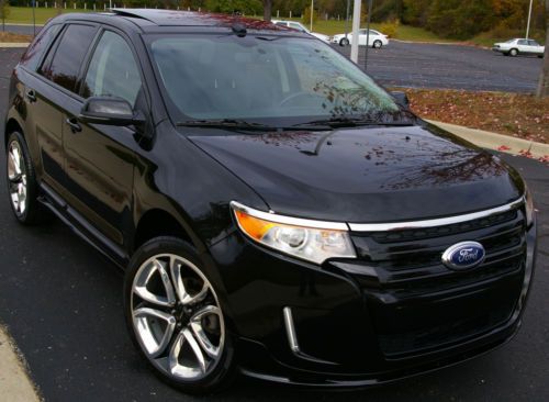 2013 ford edge sport edition, awd, navigation, panroof,camera, rebuilt, warranty