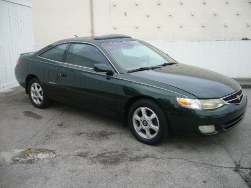 1999 toyota solara se coupe 3.0l*no reserve* salvage title* runs great!