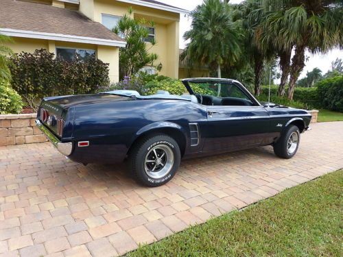 1969 ford mustang convertible rust free solid unrestored restore to show car