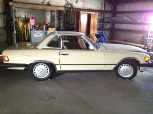 1986 mercedes benz 560 sl soft and hard top mint