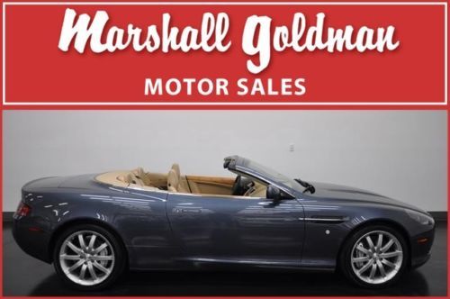 2008 aston martin db9 convertible slate blue/sandstorm only 8800 miles