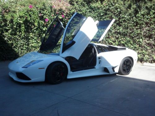 2008 lamborghini murcielago lp640 coupe bianco isis carbon interior new clutch