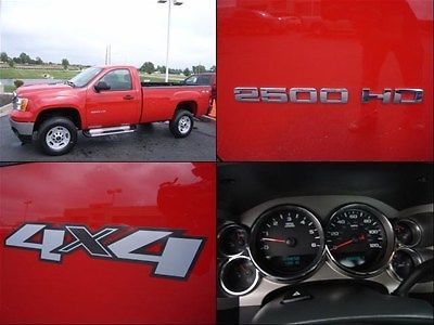 2012 sierra 2500hd 4x4 6.0l auto fire red 5000 miles!
