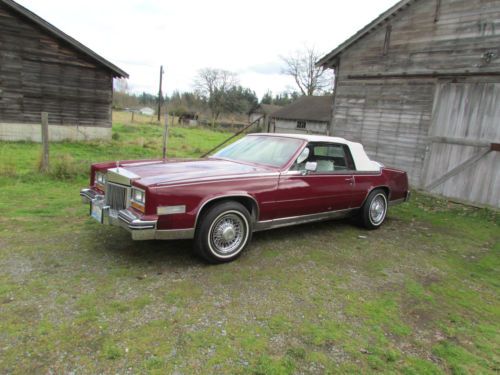 Classic custom cadillac convertible