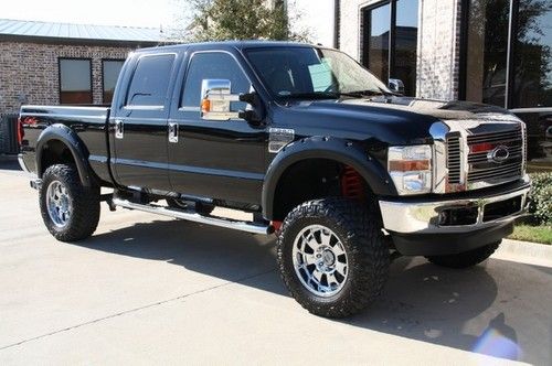 Lariat,4x4,6.4l turbo diesel,37's,black/stone leather,many options,please read!!