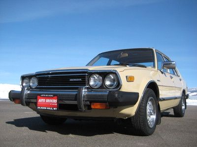 1980 honda accord 4 door sedan actual mile 3 owner vintage accord time capsule!!