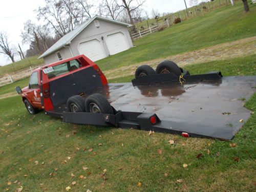 1995 chevrolet squat truck rollback airbagged, image 3