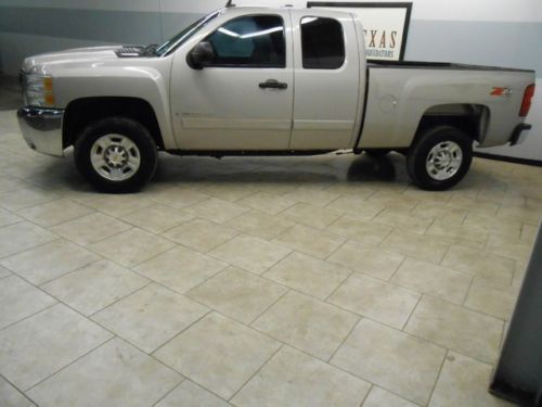 08 silverado 2500 ext cab 4x4 v8 1 owner we finance texas