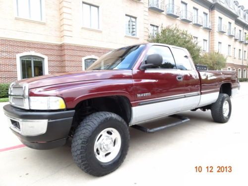 2001 dodge ram 2500 cummins ext cab long bed power 4x4 runs great clean title