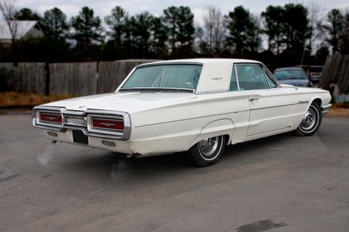 1964 ford thunderbird - white w/blue interior