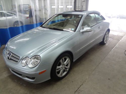 2006 mercedes-benz clk 350 coupe, mint!! only 28k mi. loaded, cadet grey, ready!