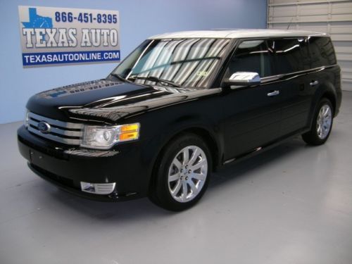 We finance!!!  2009 ford flex limited awd roof&#039;s nav tv heated seats texas auto
