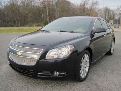 10 malibu ltz clean carfax remote start heated seats loaded black cocoa v6