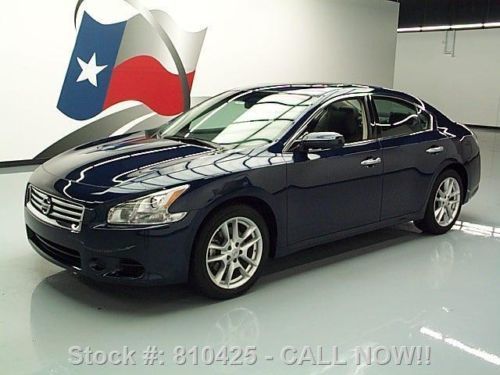 2013 nissan maxima 3.5 sv sedan sunroof leather 22k mi texas direct auto