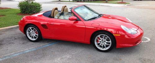 Porsche, boxster, red car, convertible, convertible porsche,