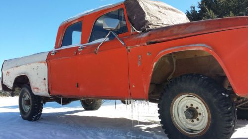 Dodge d200 power wagon crew cab long bed rare!