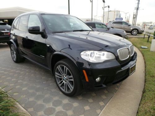 2012 bmw x5 50i awd navigation black brown leather 35k miles we finance texas