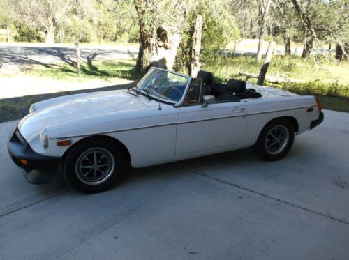 1977 mgb roadster rust free california car 52,441 orginal miles - restored