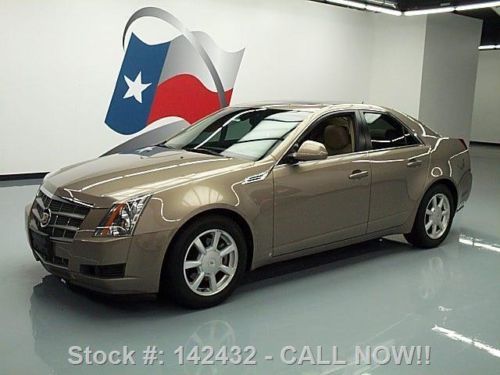 2008 cadillac cts 3.6l pano sunroof nav vent seats 66k texas direct auto