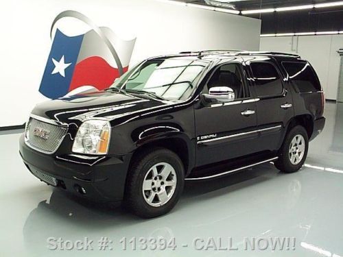 2008 gmc yukon denali awd sunroof nav rear cam dvd 63k texas direct auto