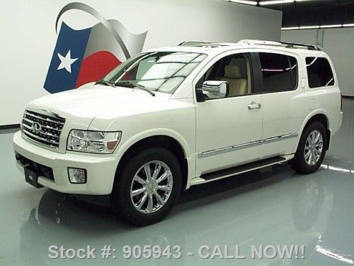 2010 infiniti qx56 4x4 sunroof nav rear cam dvd 68k mi texas direct auto