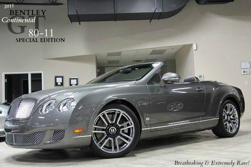 2011 bentley continental gtc 80-11 convertible one of 80! only 13k miles! wow$$