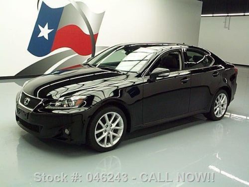 2011 lexus is250 awd leather sunroof nav rear cam 36k texas direct auto