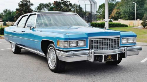 All so very rare 1976 cadillac fleetwood talisman just 62,008 miles bucket&#039;s wow