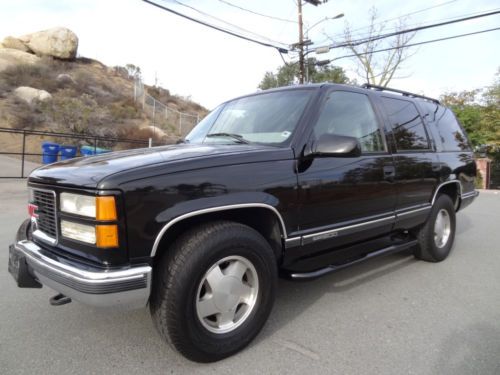 2 owner 99 gmc yukon denali slt suv 4x4 loaded 350 v8 tahoe