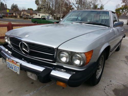 1983 mercedes 380sl sl380 convertible