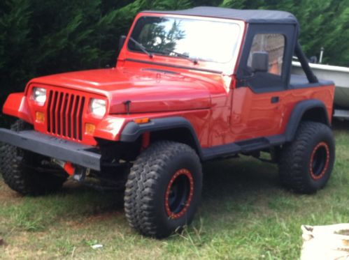 1991 jeep wrangler nicest around lots new parts and paint