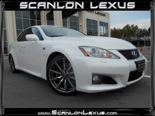 2008 lexus is f florida trade isf low miles pearl white over black mint****