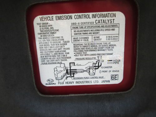 2006 Subaru Outback 2.5 XT LTD AWD 1 Owner 21 Service Records FL Car Low Reserve, US $9,975.00, image 13